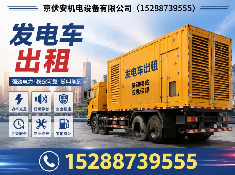 沈阳静音发电车租赁展示图